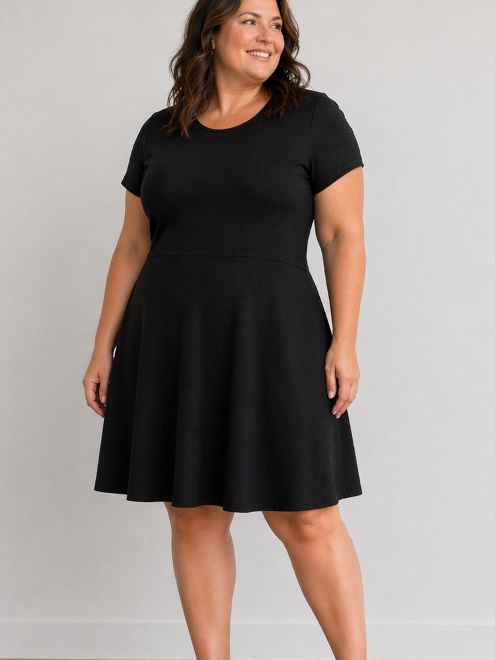 GAP Black Fit and Flare Dress Size 20
